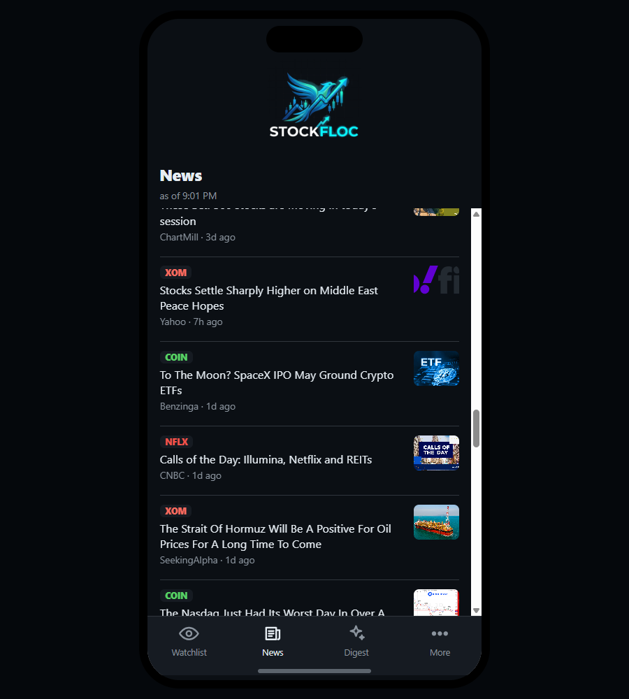 StockFloc app